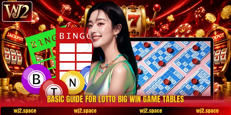 Basic guide for Lotto Big Win Game tables Basic guide for Lotto Big Win Game tables