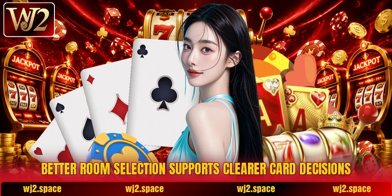 Better room selection supports clearer card decisions Better room selection supports clearer card decisions