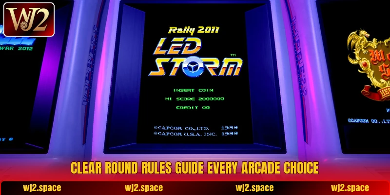 Clear round rules guide every arcade choice Clear round rules guide every arcade choice