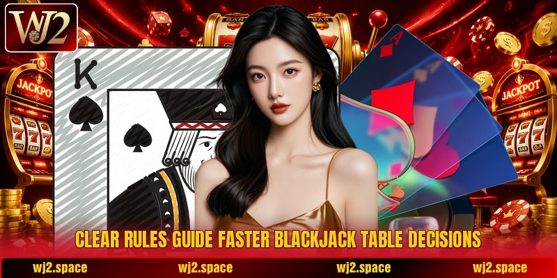 Clear rules guide faster blackjack table decisions Clear rules guide faster blackjack table decisions