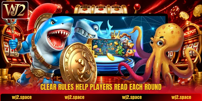 Clear rules help players read each round Clear rules help players read each round