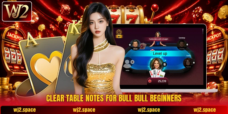 Clear table notes for Bull Bull beginners Clear table notes for Bull Bull beginners