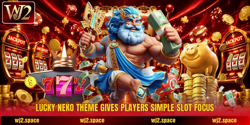 Lucky Neko theme gives players simple slot focus Lucky Neko theme gives players simple slot focus