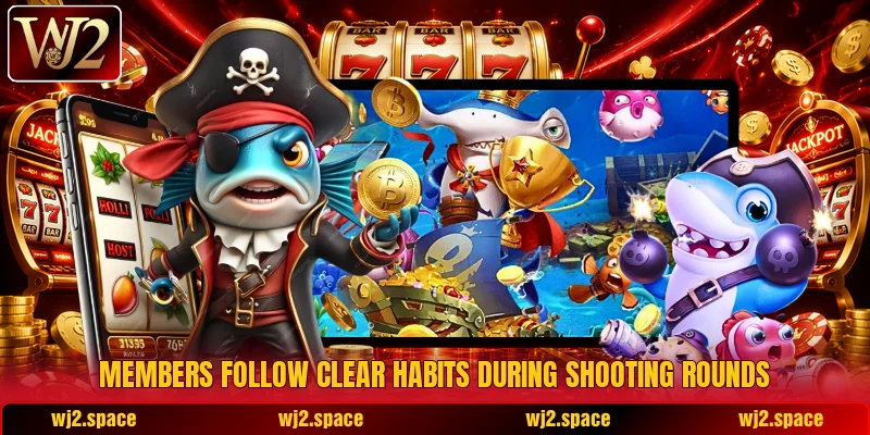 Members follow clear habits during shooting rounds Members follow clear habits during shooting rounds