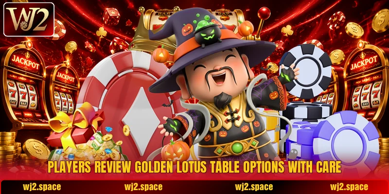 Players review Golden Lotus table options with care Players review Golden Lotus table options with care