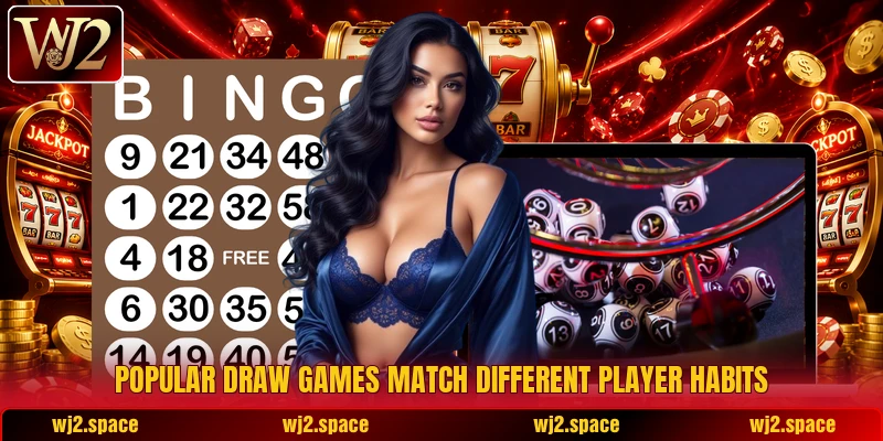 Popular draw games match different player habits Popular draw games match different player habits