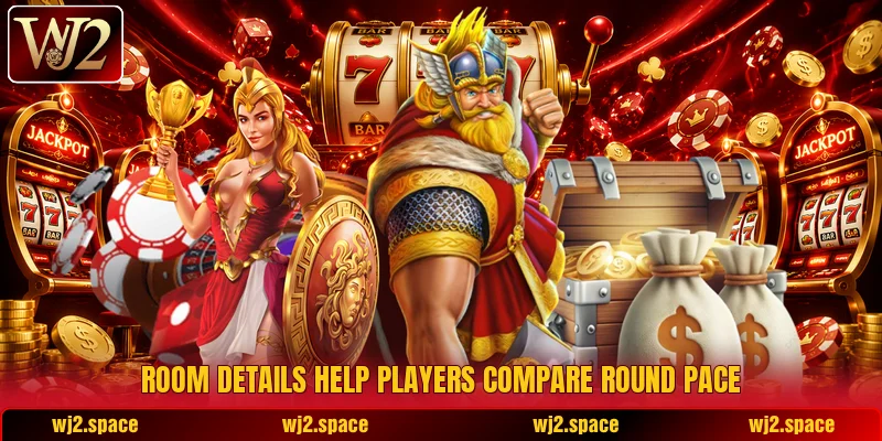 Room details help players compare round pace Room details help players compare round pace