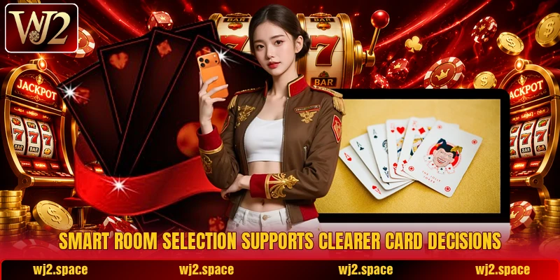 Smart room selection supports clearer card decisions Smart room selection supports clearer card decisions