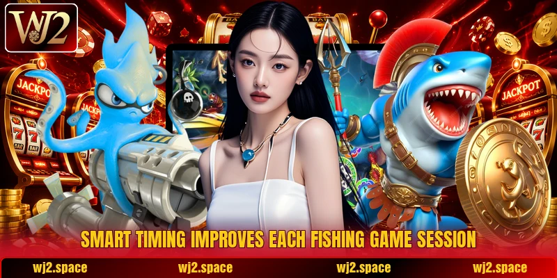 Smart timing improves each fishing game session Smart timing improves each fishing game session